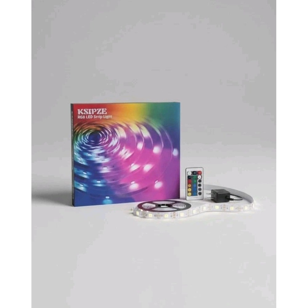 KSIPZE 30m (approx 100ft) RGB LED Strip Lights Music Sync Bluetooth App...